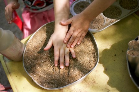 Sand Hands Photo